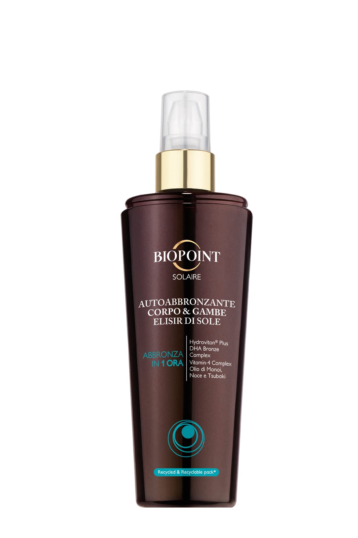 Biopoint Solaire Elixir de soleil sérum autobronzant intensif pour le corps et les jambes convient à tous les types de p