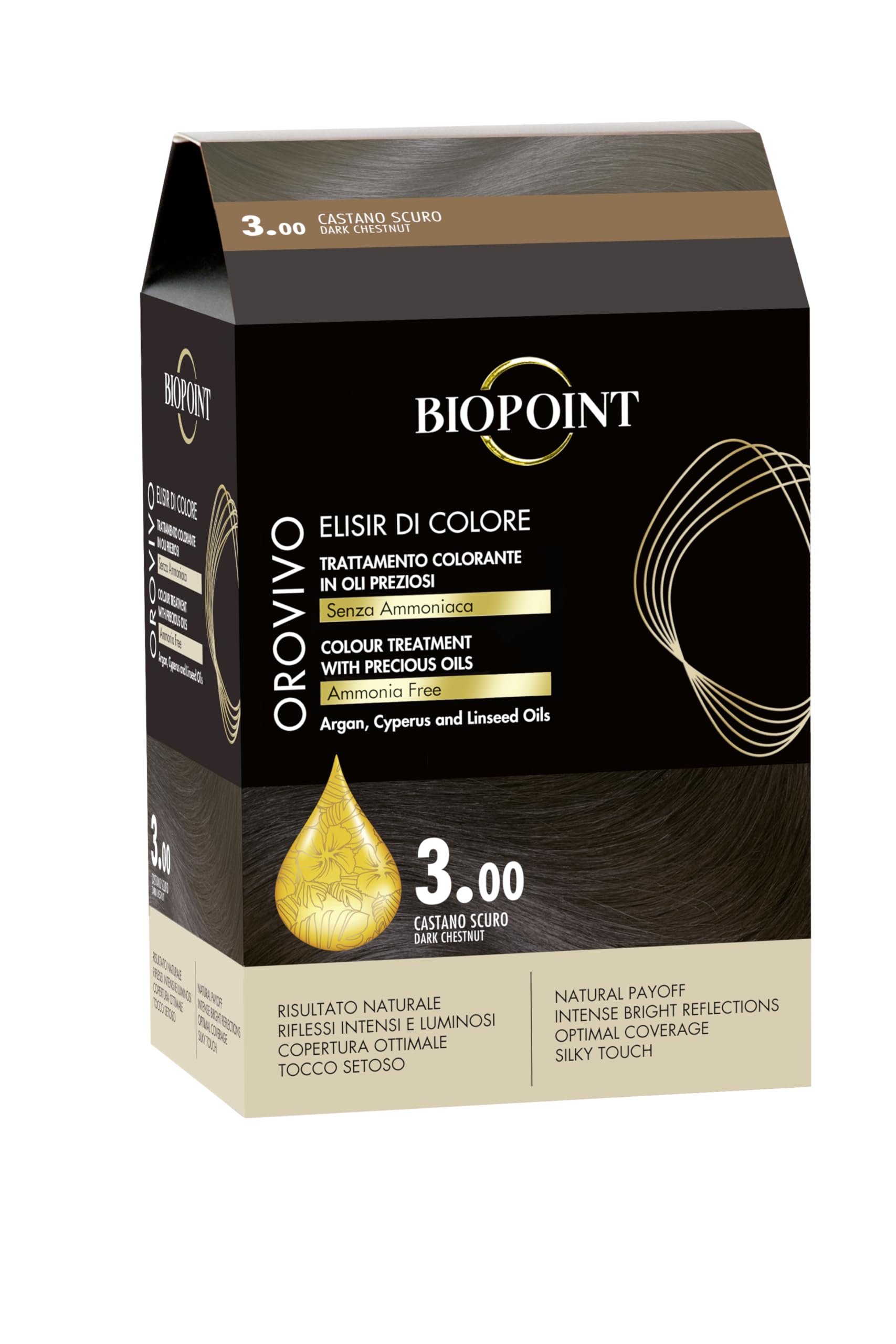 BIOPOINT OROVivo Onglerie |00 Chokolat Fonctionnalités Fortifie cheveux - Formula richement nutritive - Formats 300ml